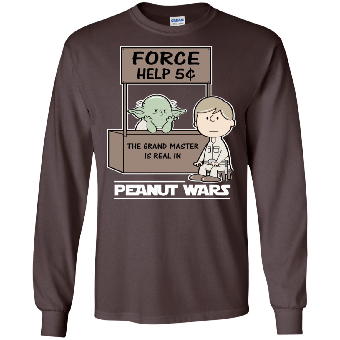 T-Shirts Dark Chocolate / S Peanut Wars 2 Men's Long Sleeve T-Shirt