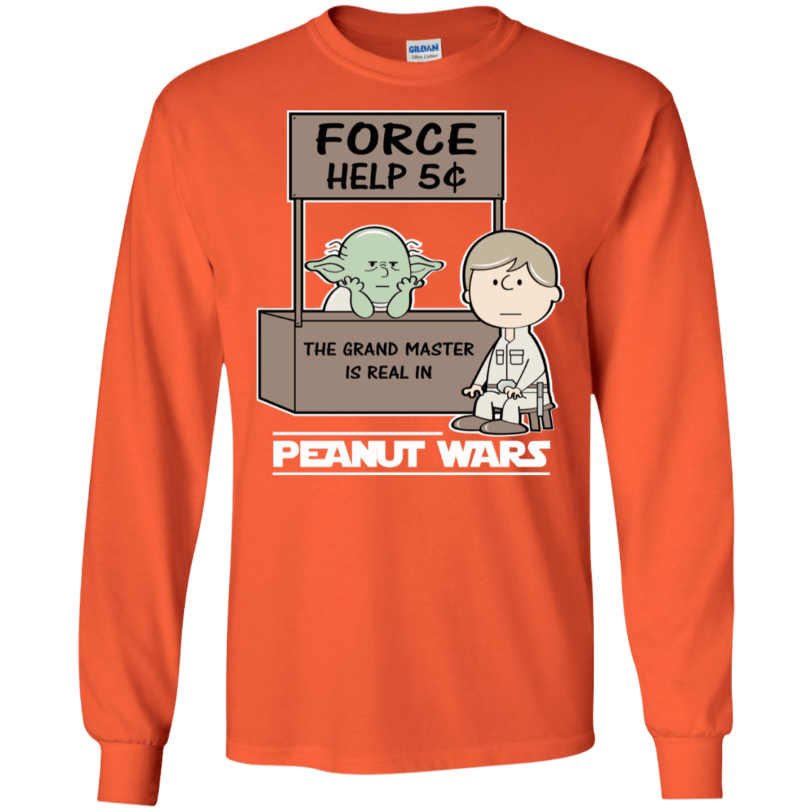 T-Shirts Orange / S Peanut Wars 2 Men's Long Sleeve T-Shirt