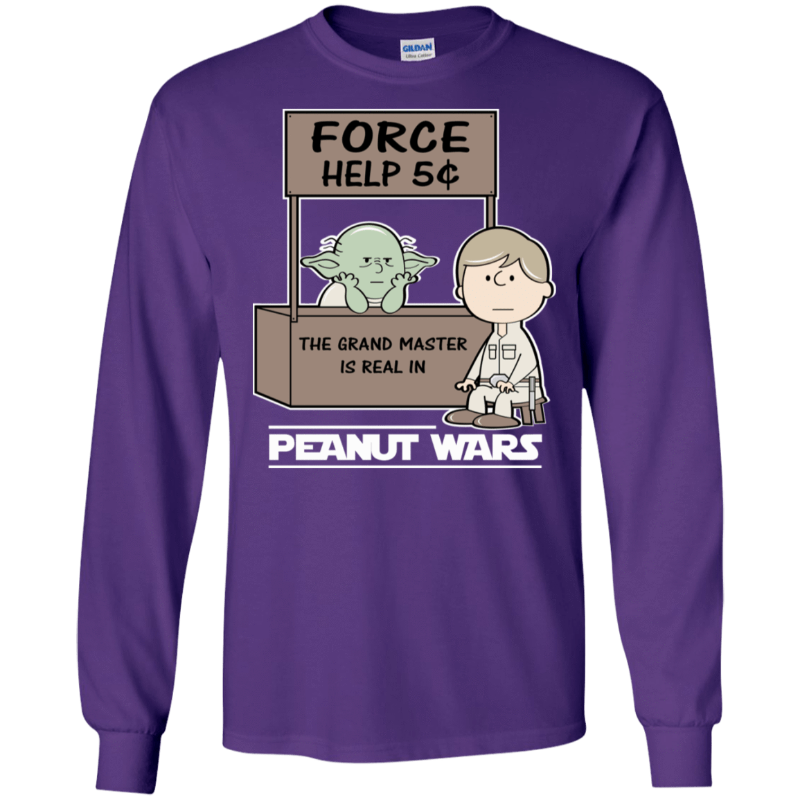 T-Shirts Purple / S Peanut Wars 2 Men's Long Sleeve T-Shirt