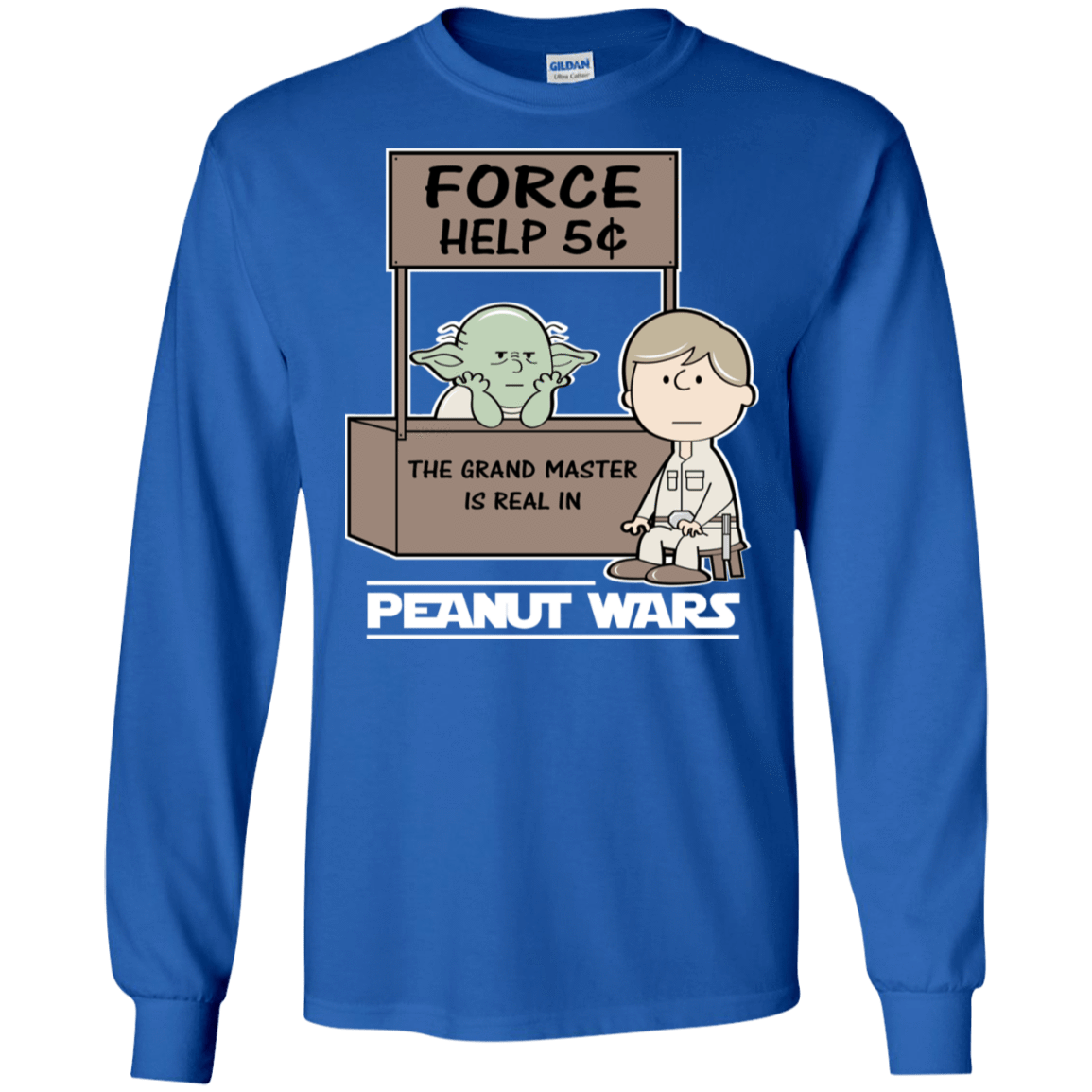 T-Shirts Royal / S Peanut Wars 2 Men's Long Sleeve T-Shirt