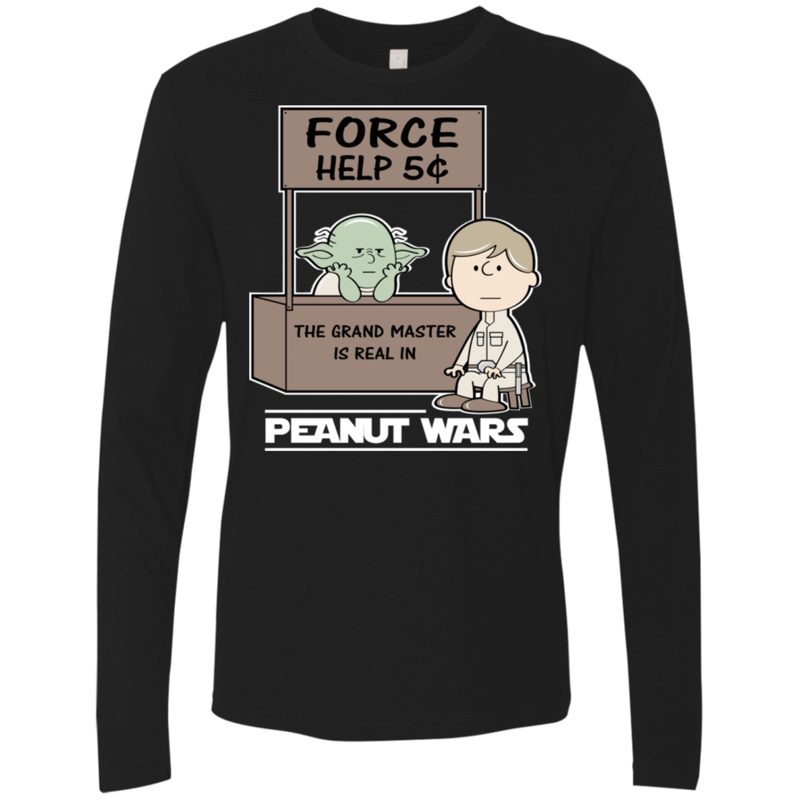 T-Shirts Black / S Peanut Wars 2 Men's Premium Long Sleeve