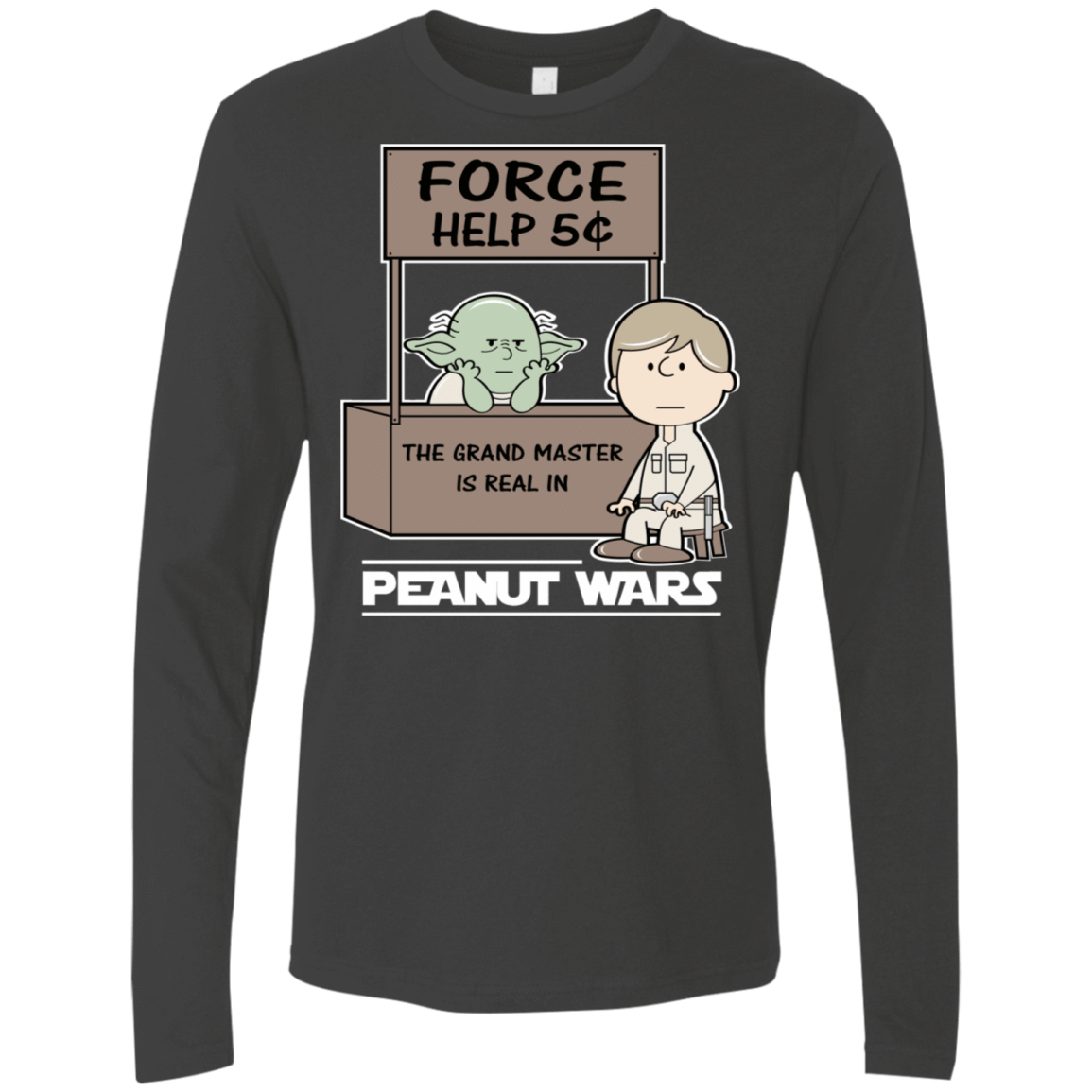 T-Shirts Heavy Metal / S Peanut Wars 2 Men's Premium Long Sleeve