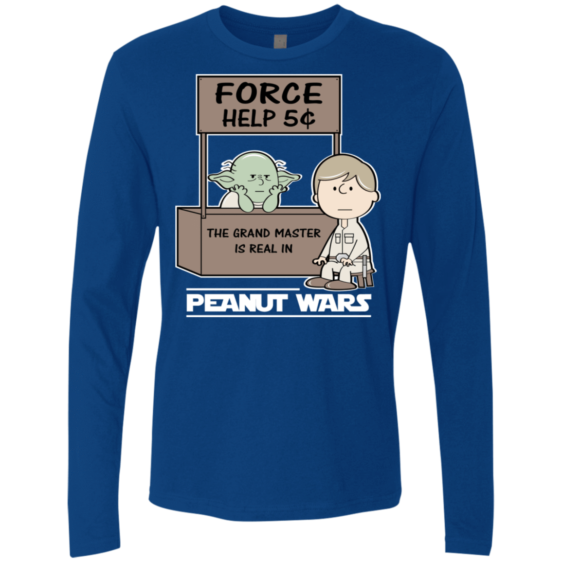 T-Shirts Royal / S Peanut Wars 2 Men's Premium Long Sleeve