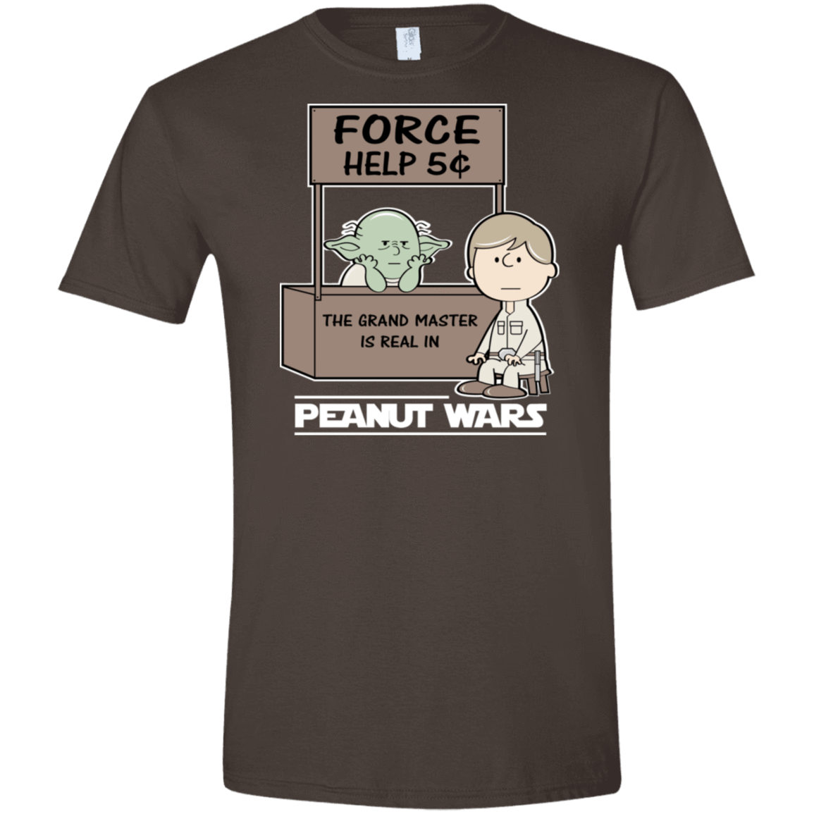 T-Shirts Dark Chocolate / S Peanut Wars 2 Men's Semi-Fitted Softstyle