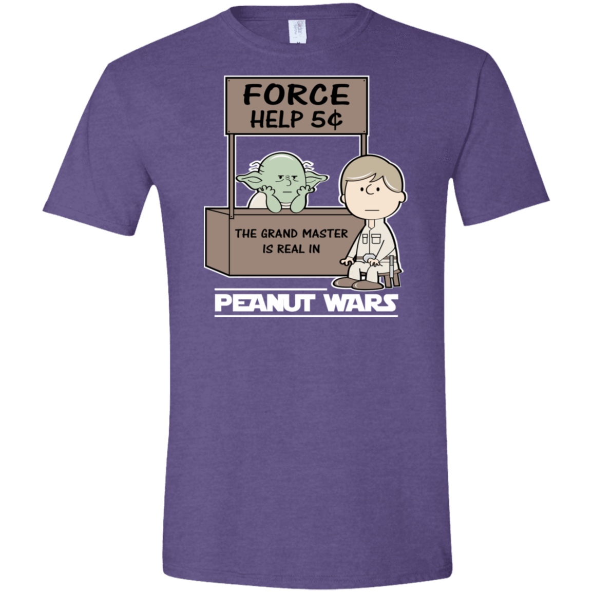 T-Shirts Heather Purple / S Peanut Wars 2 Men's Semi-Fitted Softstyle