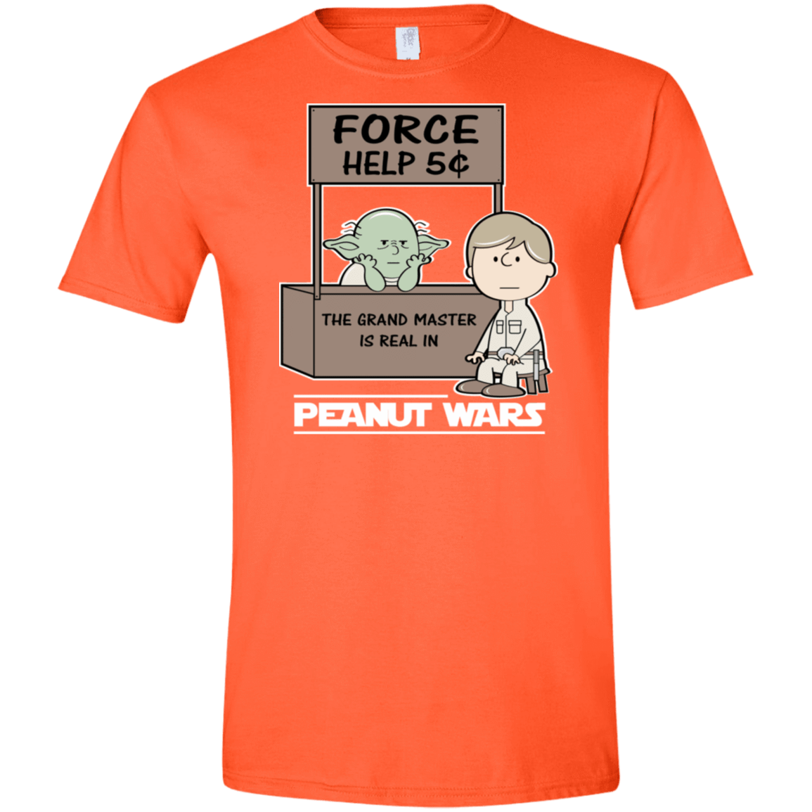T-Shirts Orange / S Peanut Wars 2 Men's Semi-Fitted Softstyle