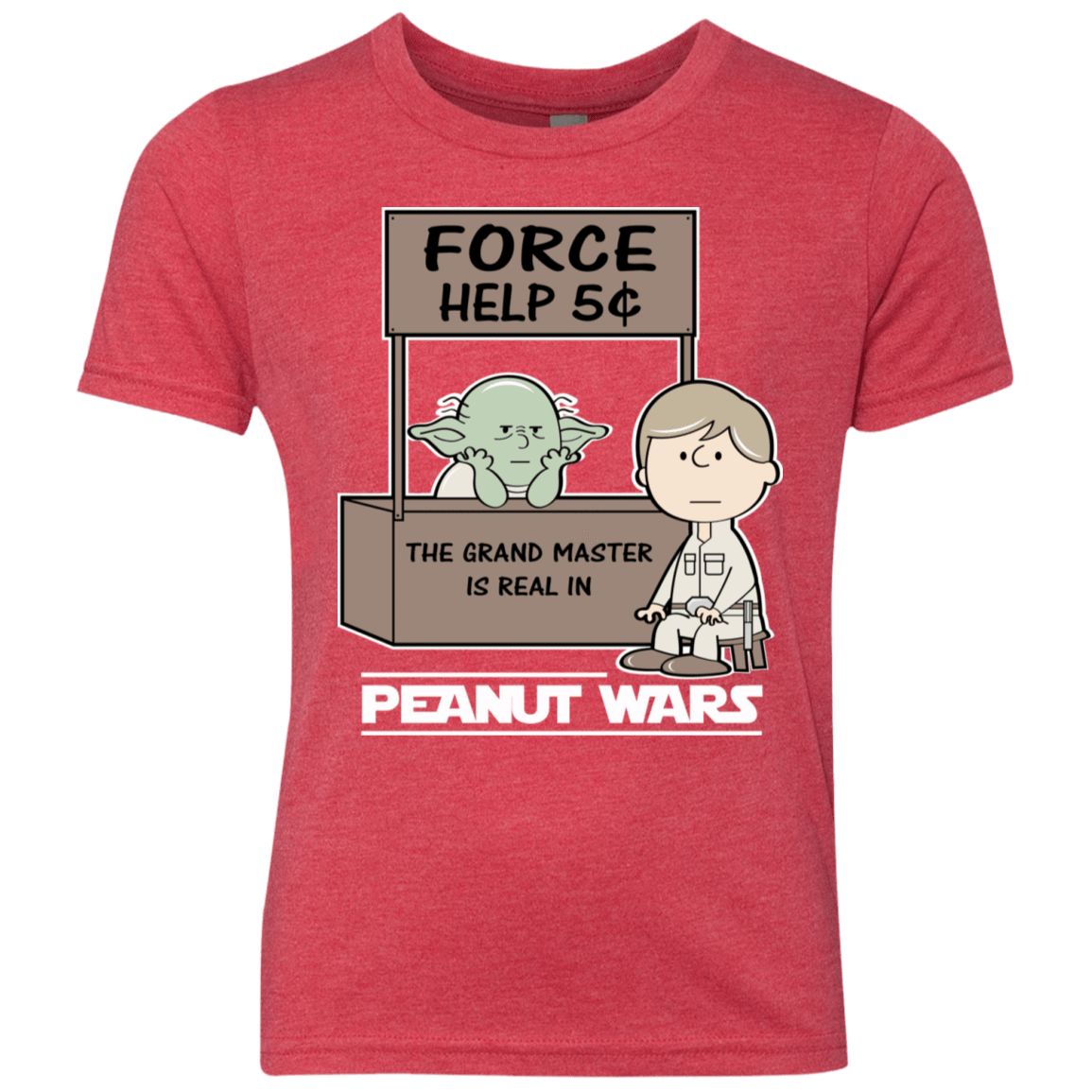 T-Shirts Vintage Red / YXS Peanut Wars 2 Youth Triblend T-Shirt