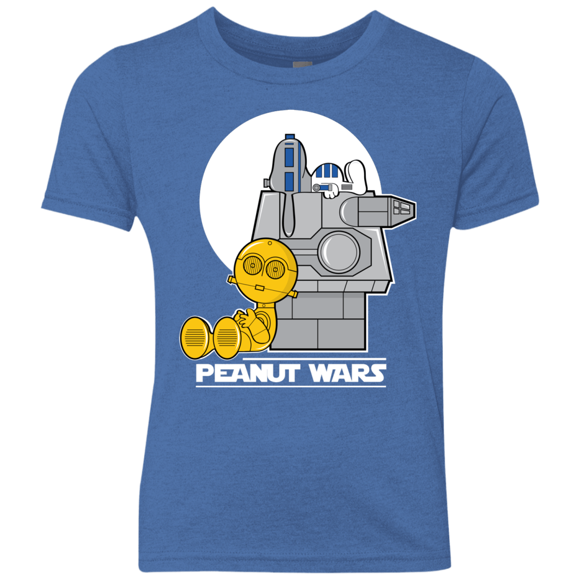 T-Shirts Vintage Royal / YXS Peanut Wars Youth Triblend T-Shirt
