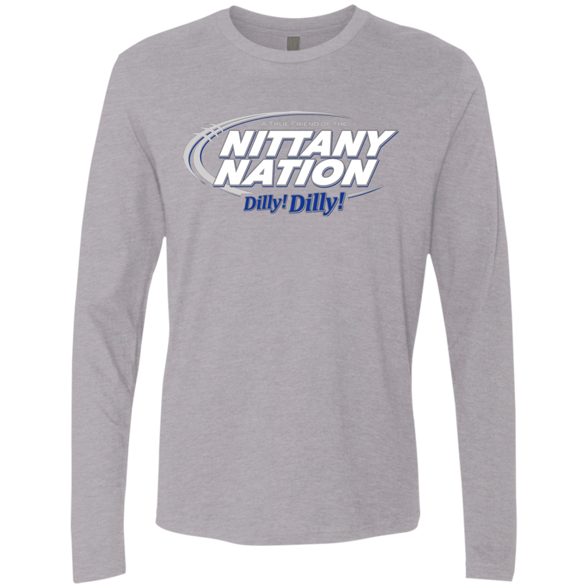 T-Shirts Heather Grey / Small Penn State Dilly Dilly Men's Premium Long Sleeve