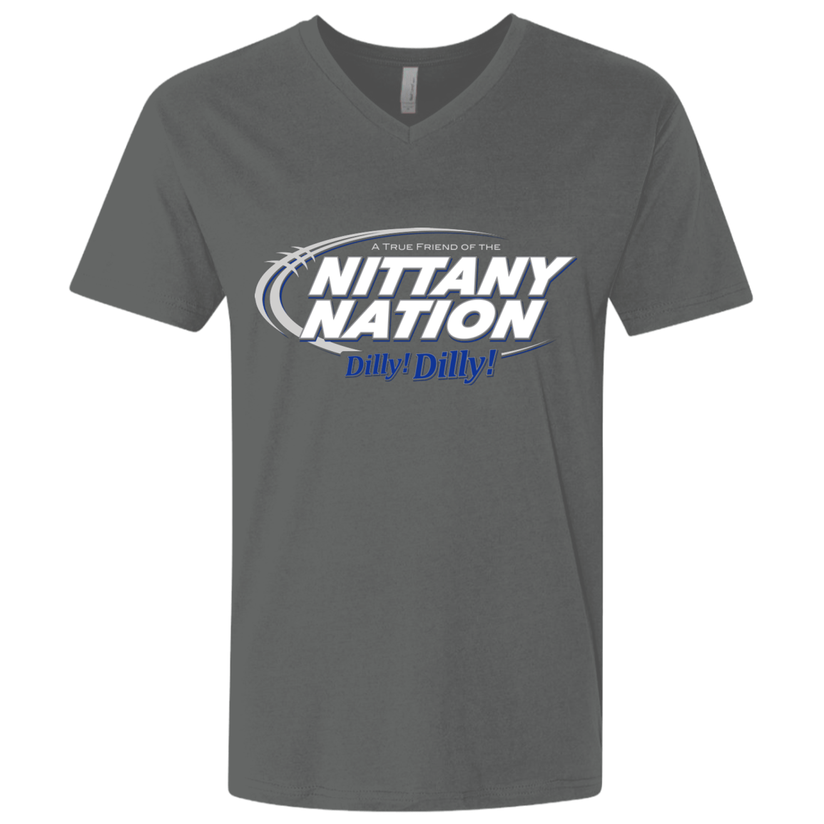 T-Shirts Heavy Metal / X-Small Penn State Dilly Dilly Men's Premium V-Neck