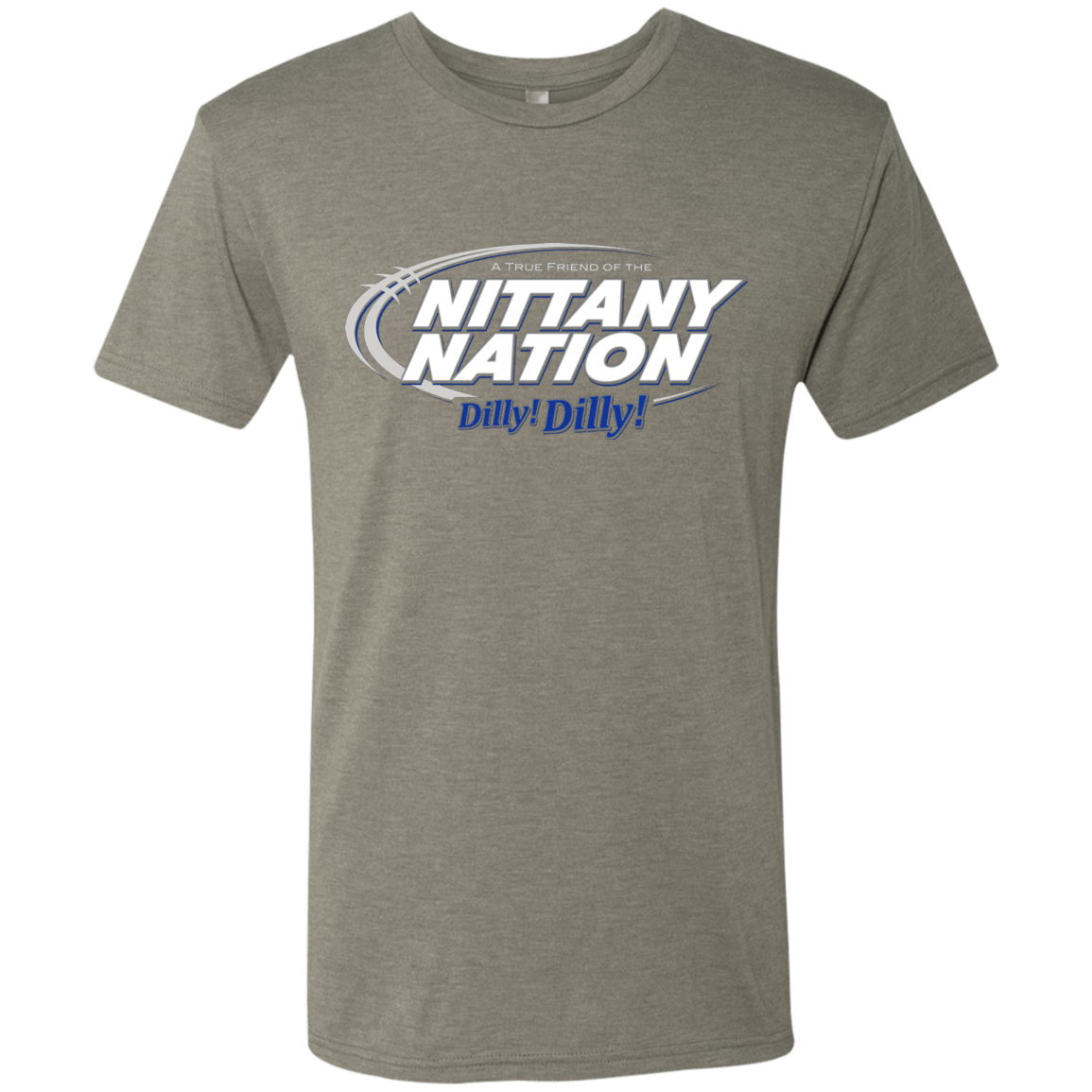 T-Shirts Venetian Grey / Small Penn State Dilly Dilly Men's Triblend T-Shirt