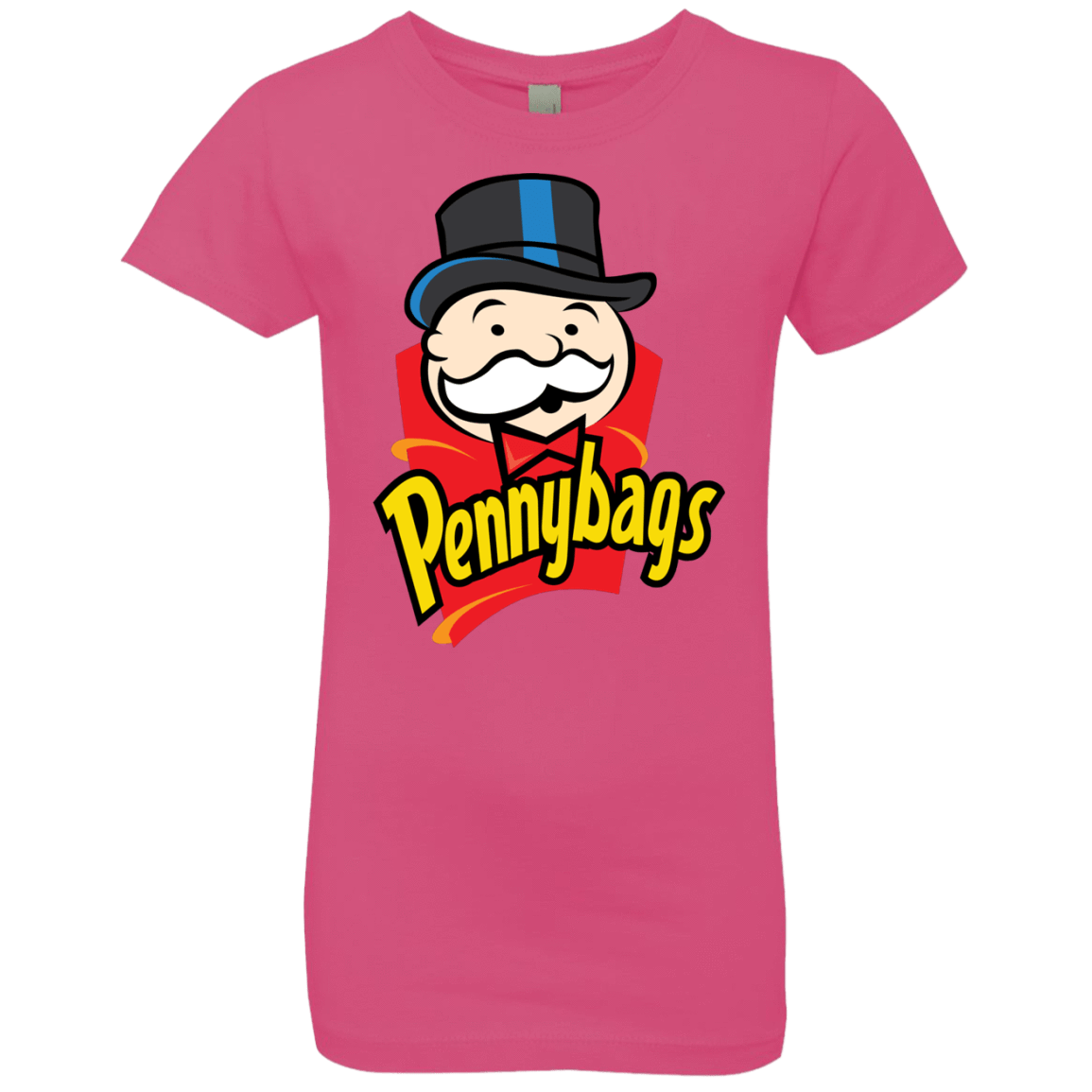 T-Shirts Hot Pink / YXS Pennybags Girls Premium T-Shirt