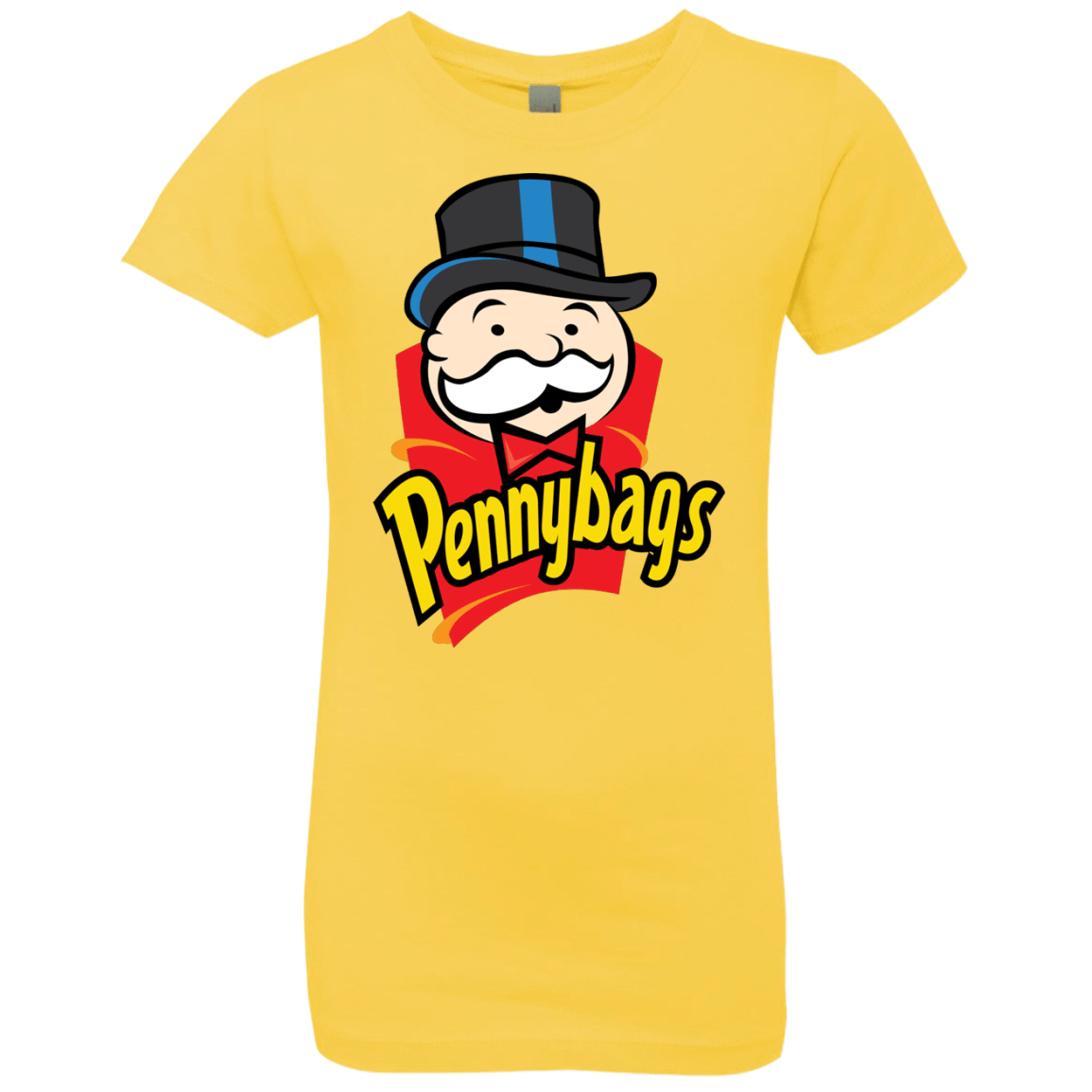 T-Shirts Vibrant Yellow / YXS Pennybags Girls Premium T-Shirt