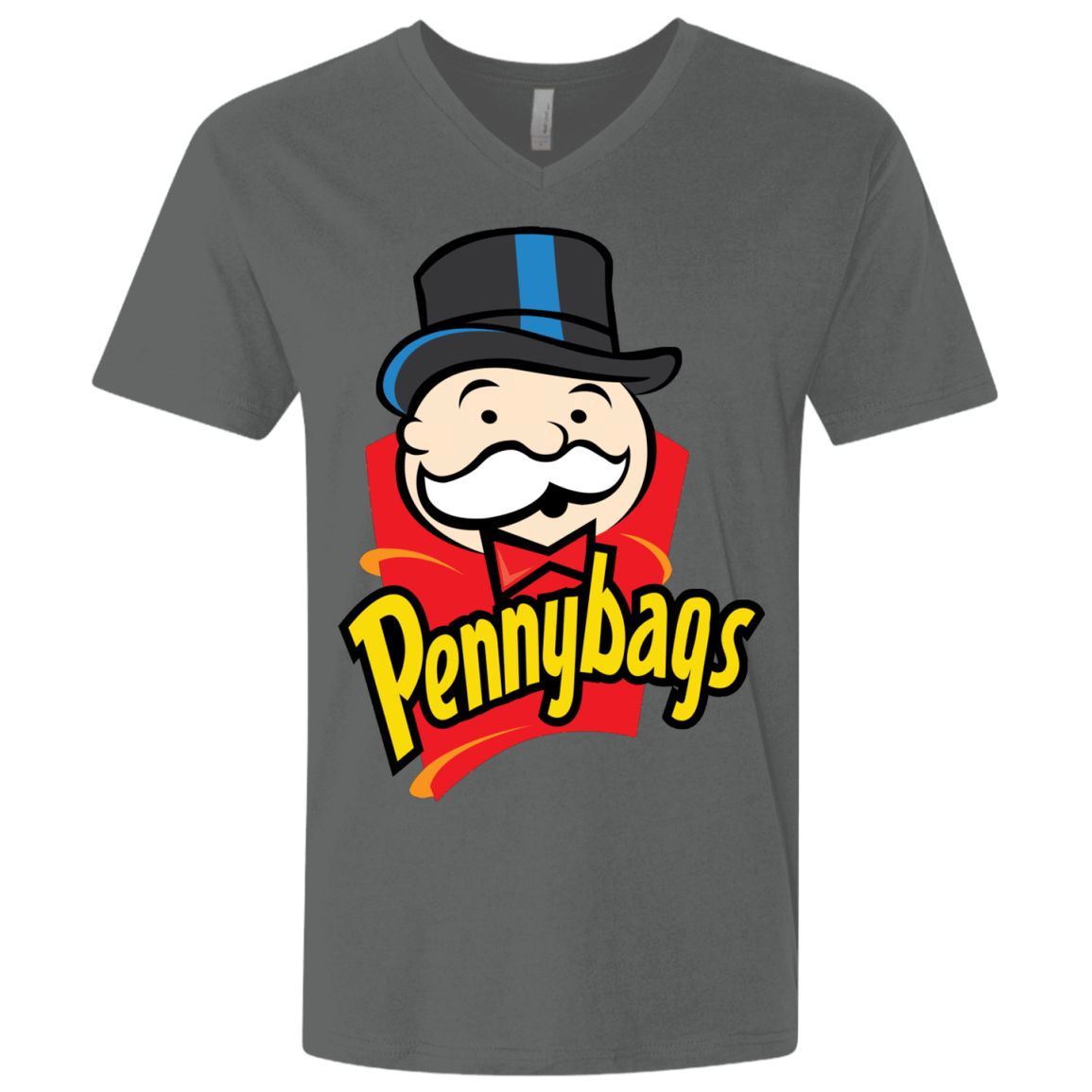 T-Shirts Heavy Metal / X-Small Pennybags Men's Premium V-Neck