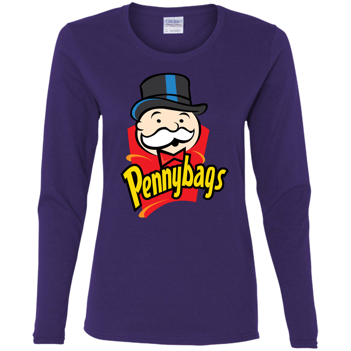 T-Shirts Purple / S Pennybags Women's Long Sleeve T-Shirt