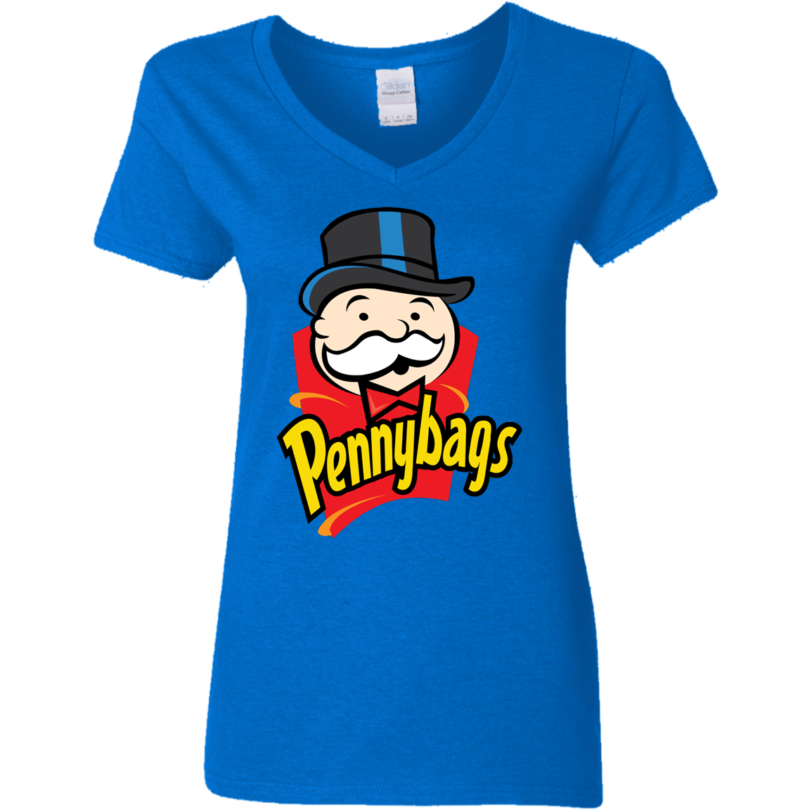T-Shirts Royal / S Pennybags Women's V-Neck T-Shirt