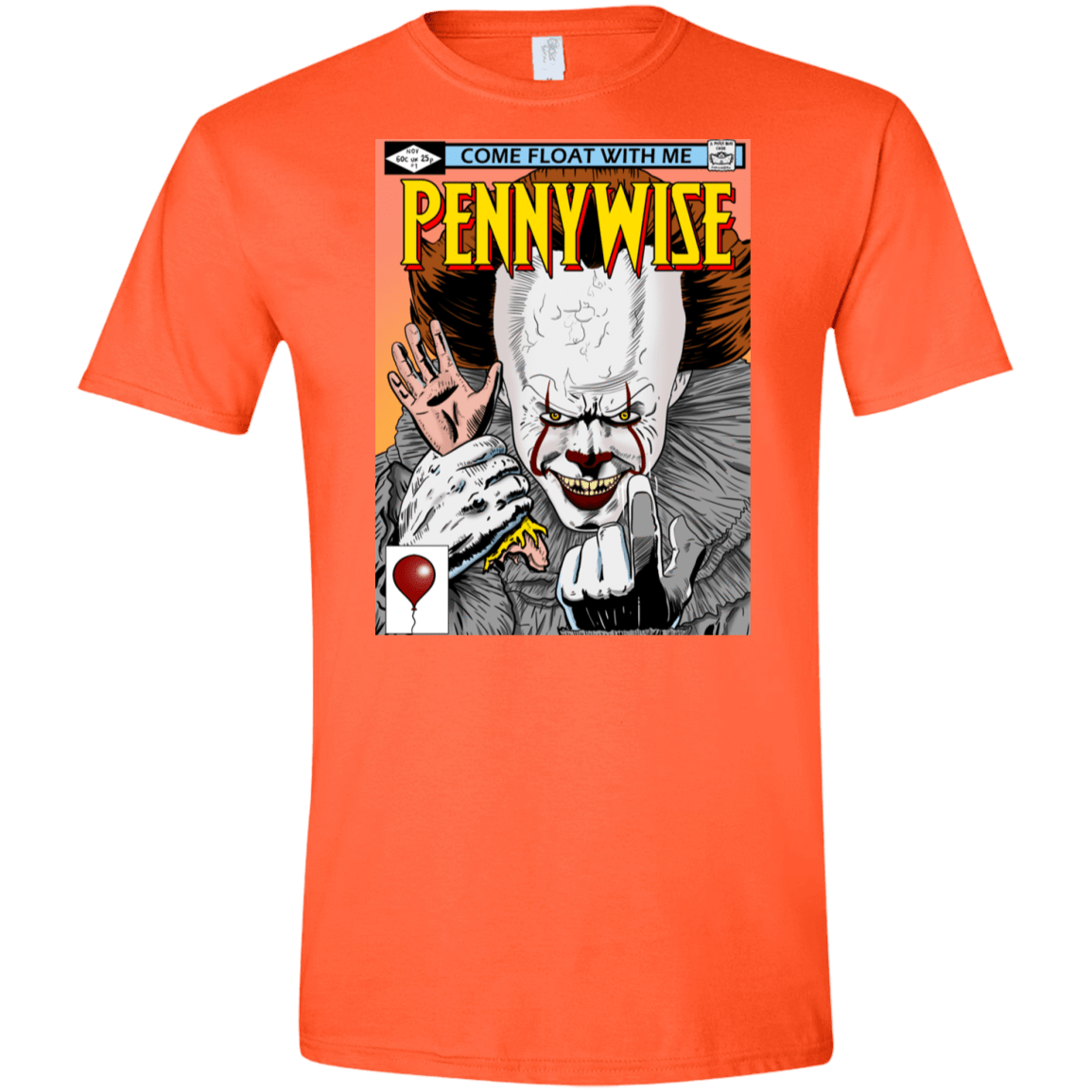 T-Shirts Orange / S Pennywise 8+ Men's Semi-Fitted Softstyle