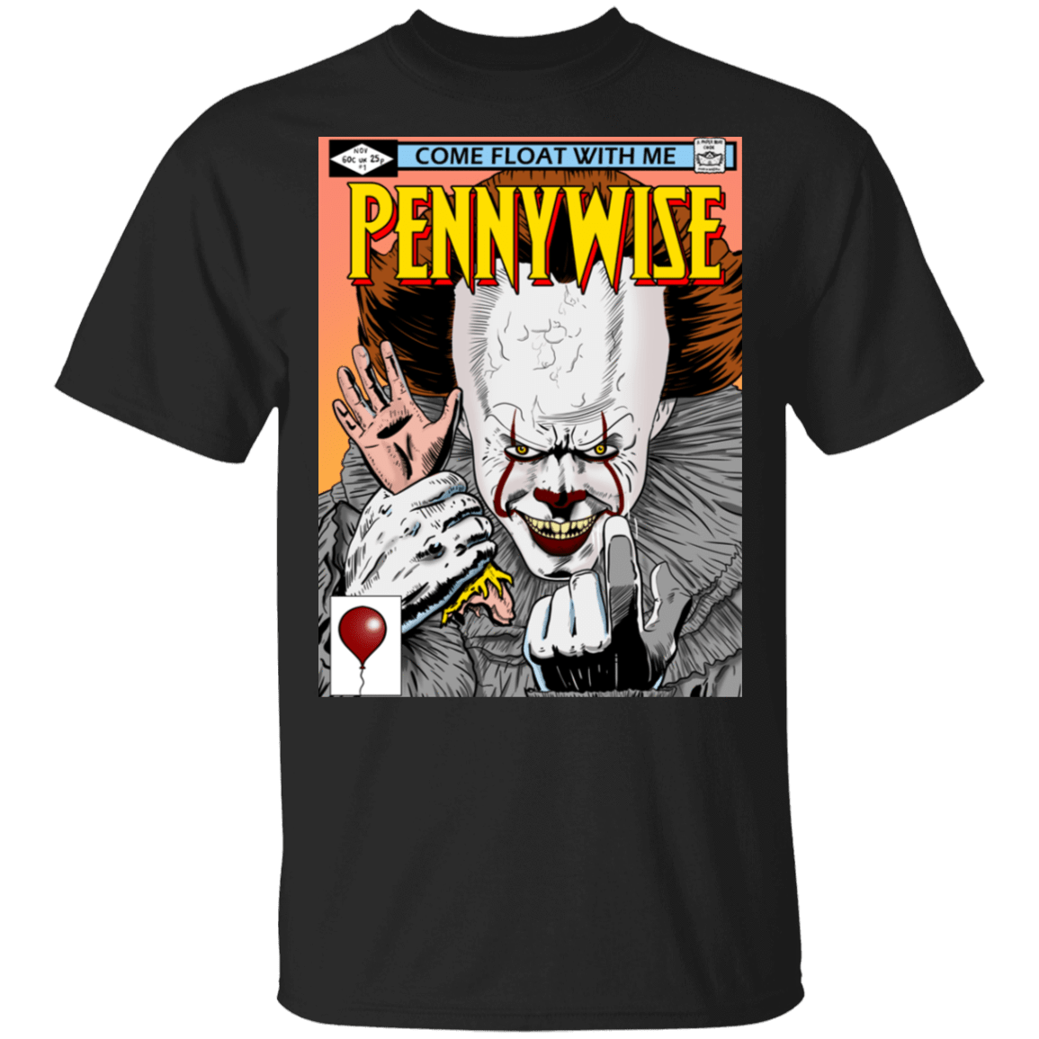 T-Shirts Black / S Pennywise 8+ T-Shirt