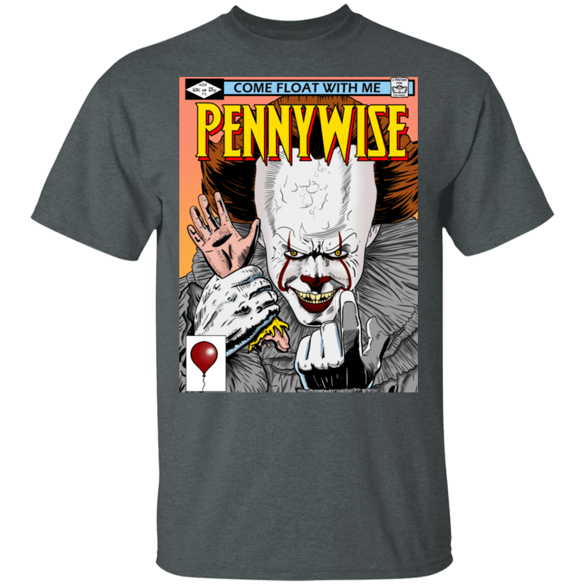 T-Shirts Dark Heather / S Pennywise 8+ T-Shirt