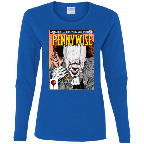 T-Shirts Royal / S Pennywise 8+ Women's Long Sleeve T-Shirt