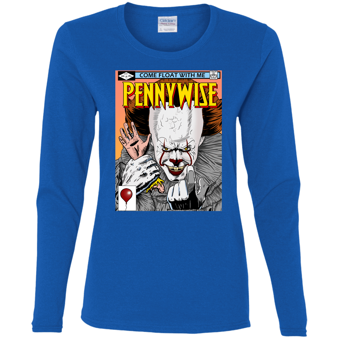 T-Shirts Royal / S Pennywise 8+ Women's Long Sleeve T-Shirt