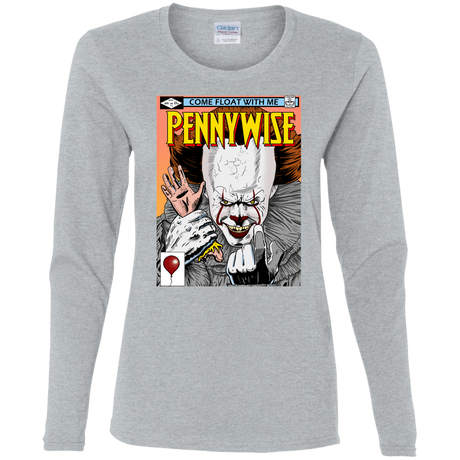 T-Shirts Sport Grey / S Pennywise 8+ Women's Long Sleeve T-Shirt
