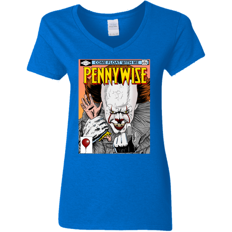 T-Shirts Royal / S Pennywise 8+ Women's V-Neck T-Shirt