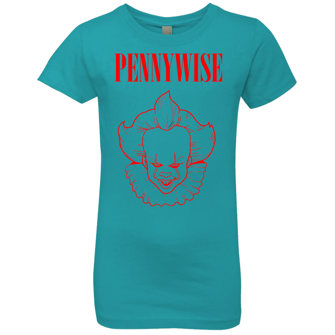 T-Shirts Tahiti Blue / YXS Pennywise Girls Premium T-Shirt