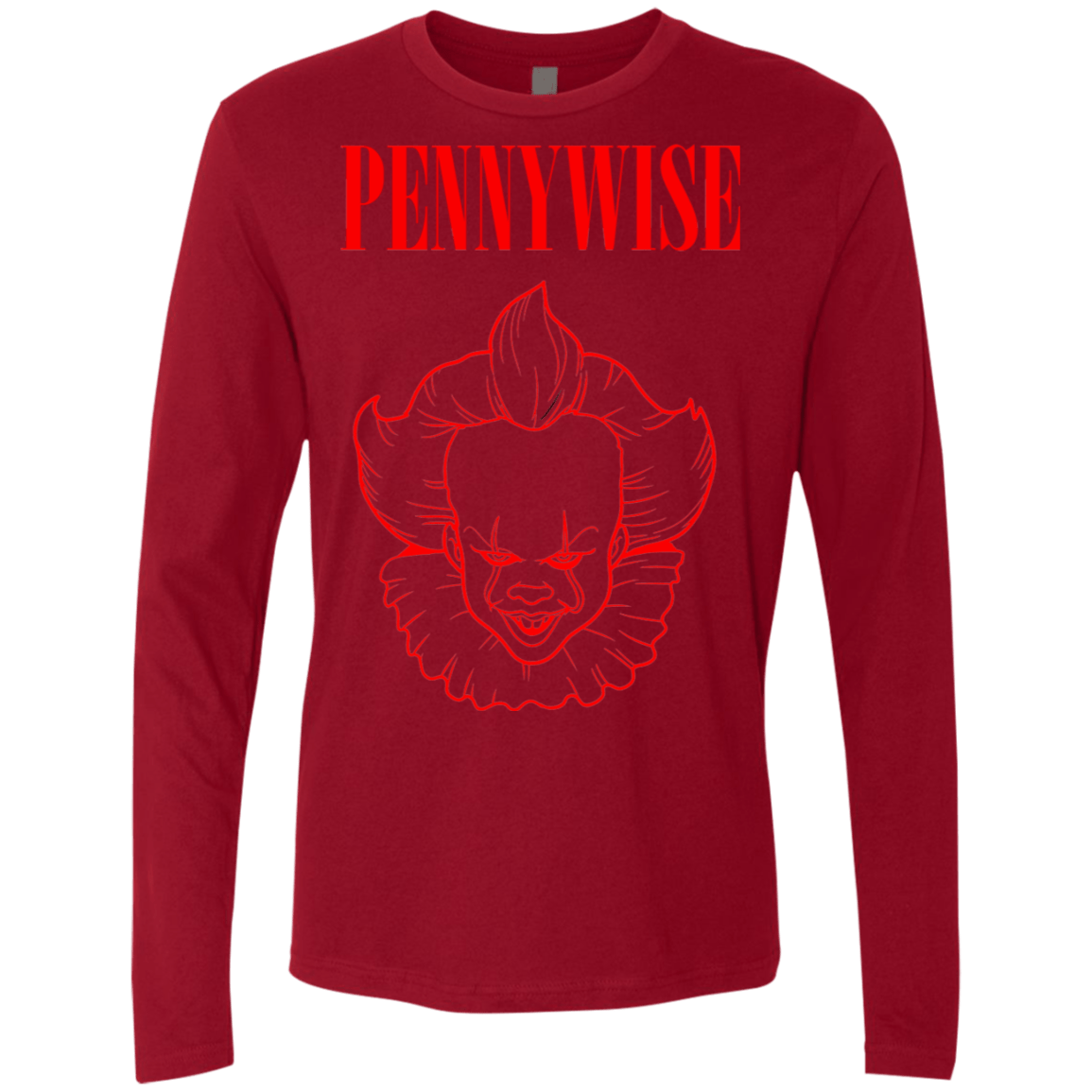 T-Shirts Cardinal / S Pennywise Men's Premium Long Sleeve