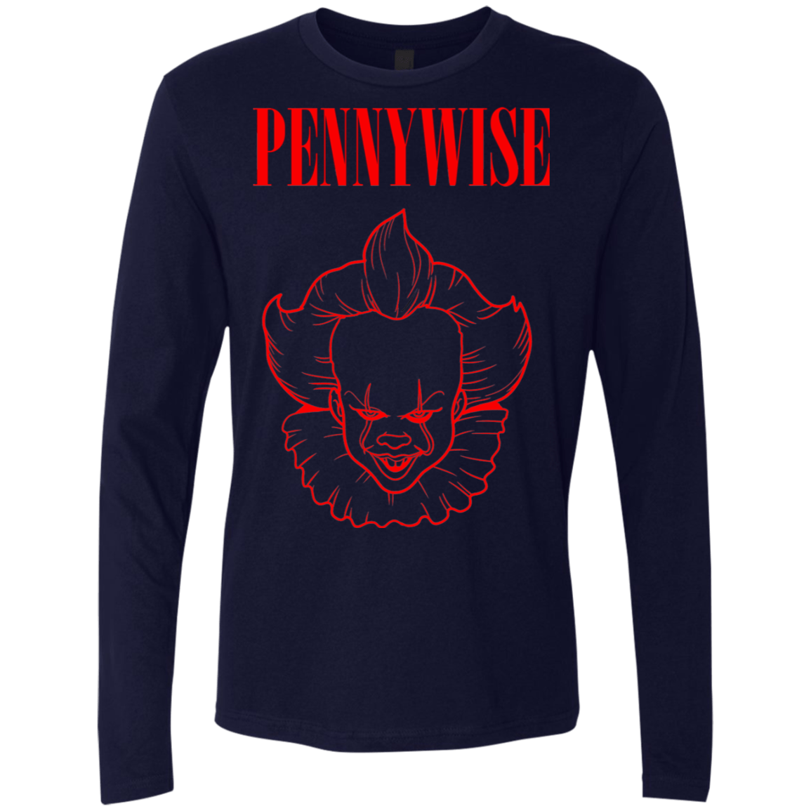 T-Shirts Midnight Navy / S Pennywise Men's Premium Long Sleeve