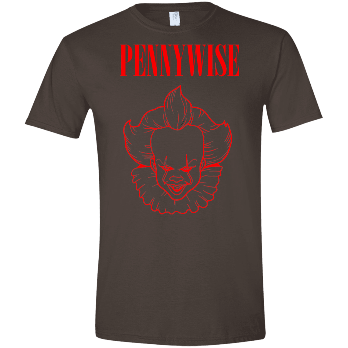 T-Shirts Dark Chocolate / S Pennywise Men's Semi-Fitted Softstyle