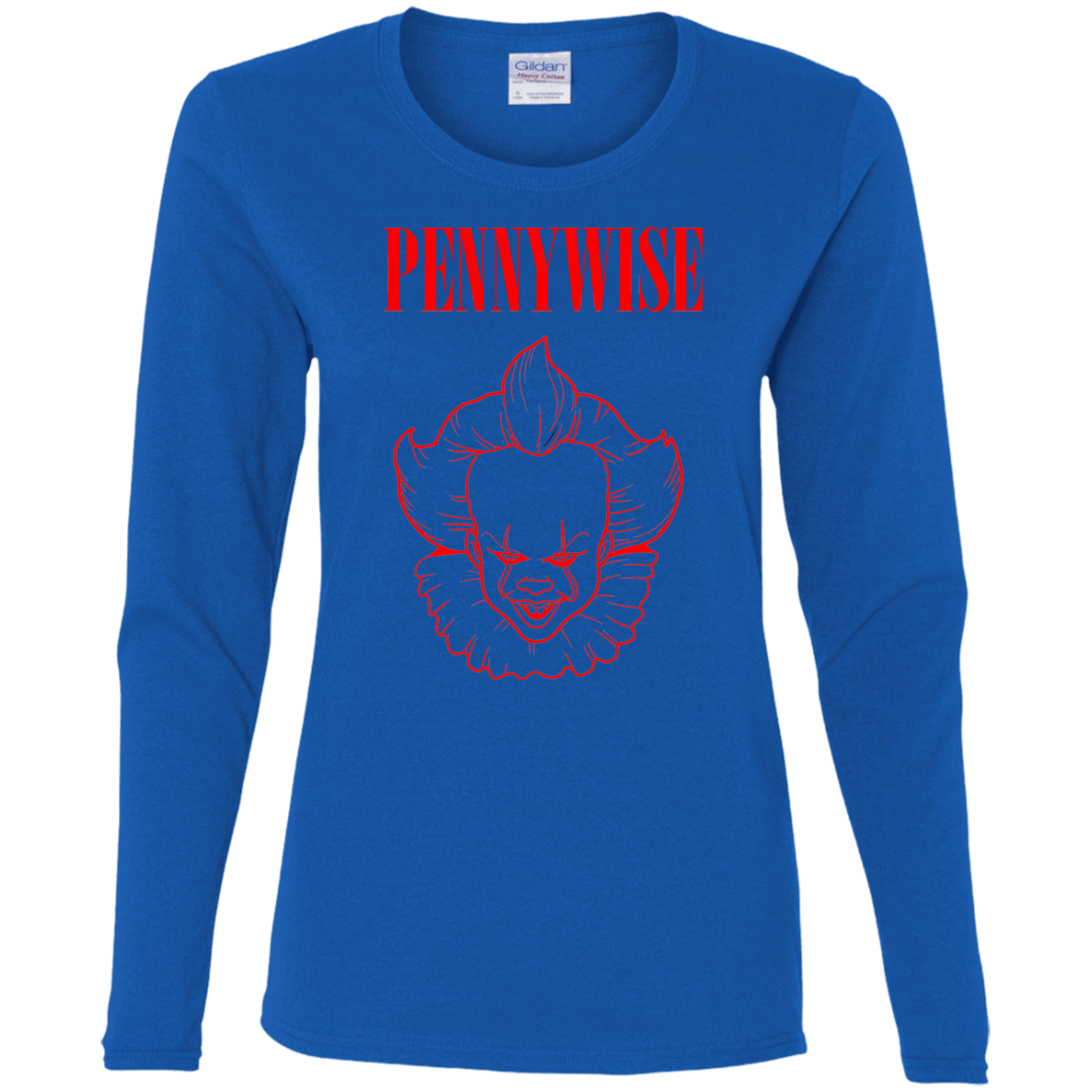 T-Shirts Royal / S Pennywise Women's Long Sleeve T-Shirt