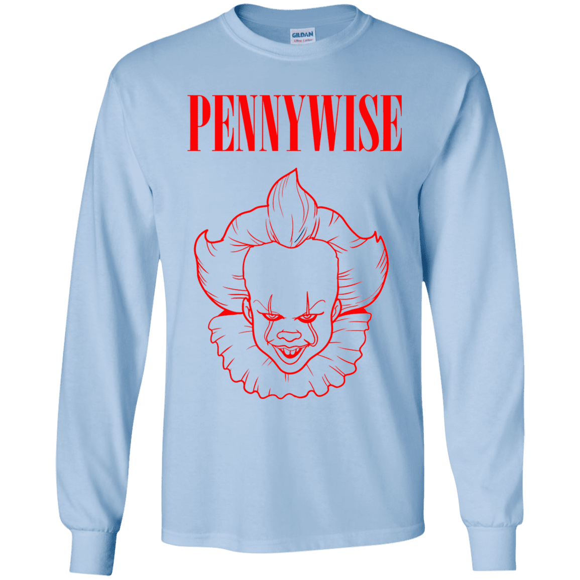 T-Shirts Light Blue / YS Pennywise Youth Long Sleeve T-Shirt
