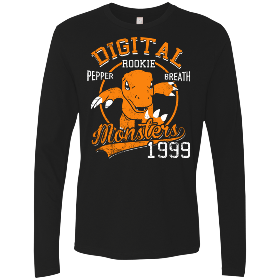 T-Shirts Black / Small Pepper Breath Men's Premium Long Sleeve