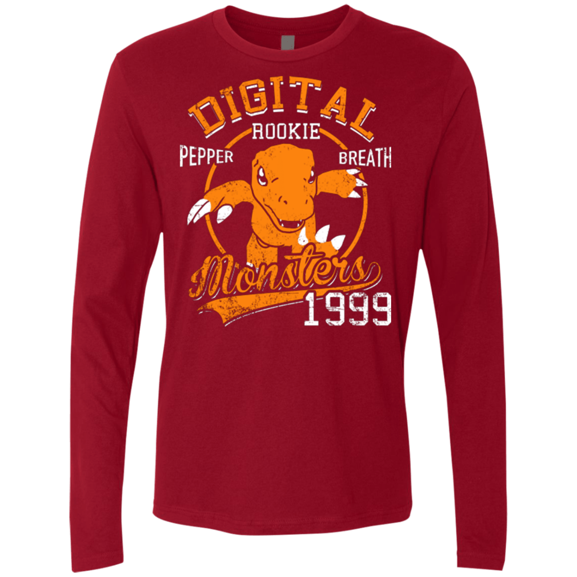 T-Shirts Cardinal / Small Pepper Breath Men's Premium Long Sleeve