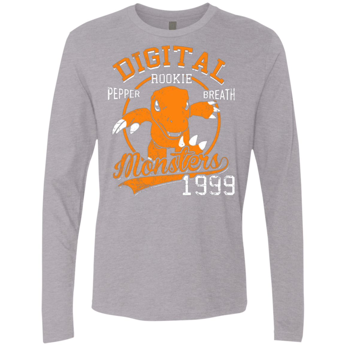 T-Shirts Heather Grey / Small Pepper Breath Men's Premium Long Sleeve