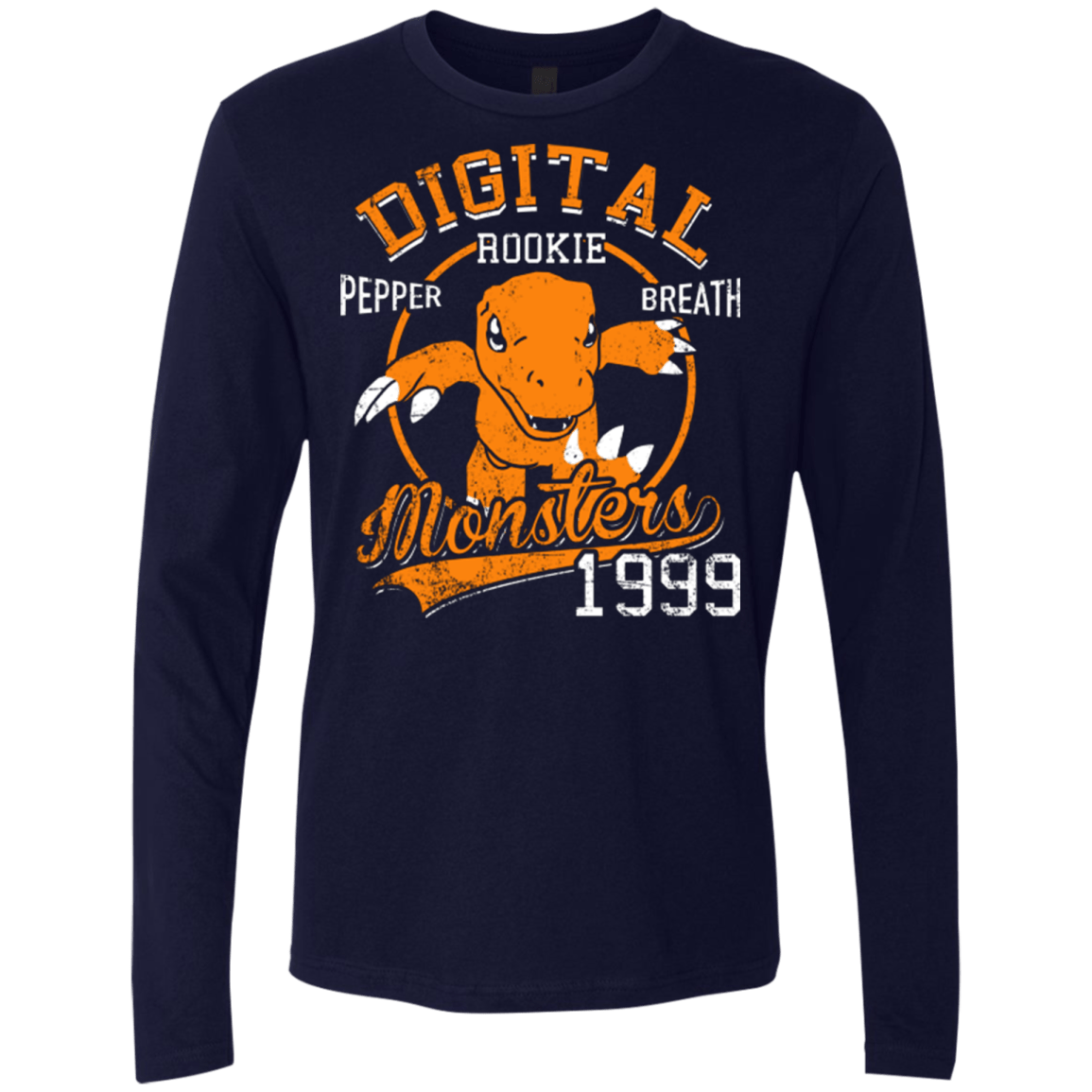 T-Shirts Midnight Navy / Small Pepper Breath Men's Premium Long Sleeve