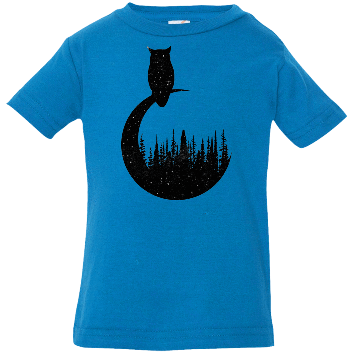 T-Shirts Cobalt / 6 Months Perched Owl Infant Premium T-Shirt