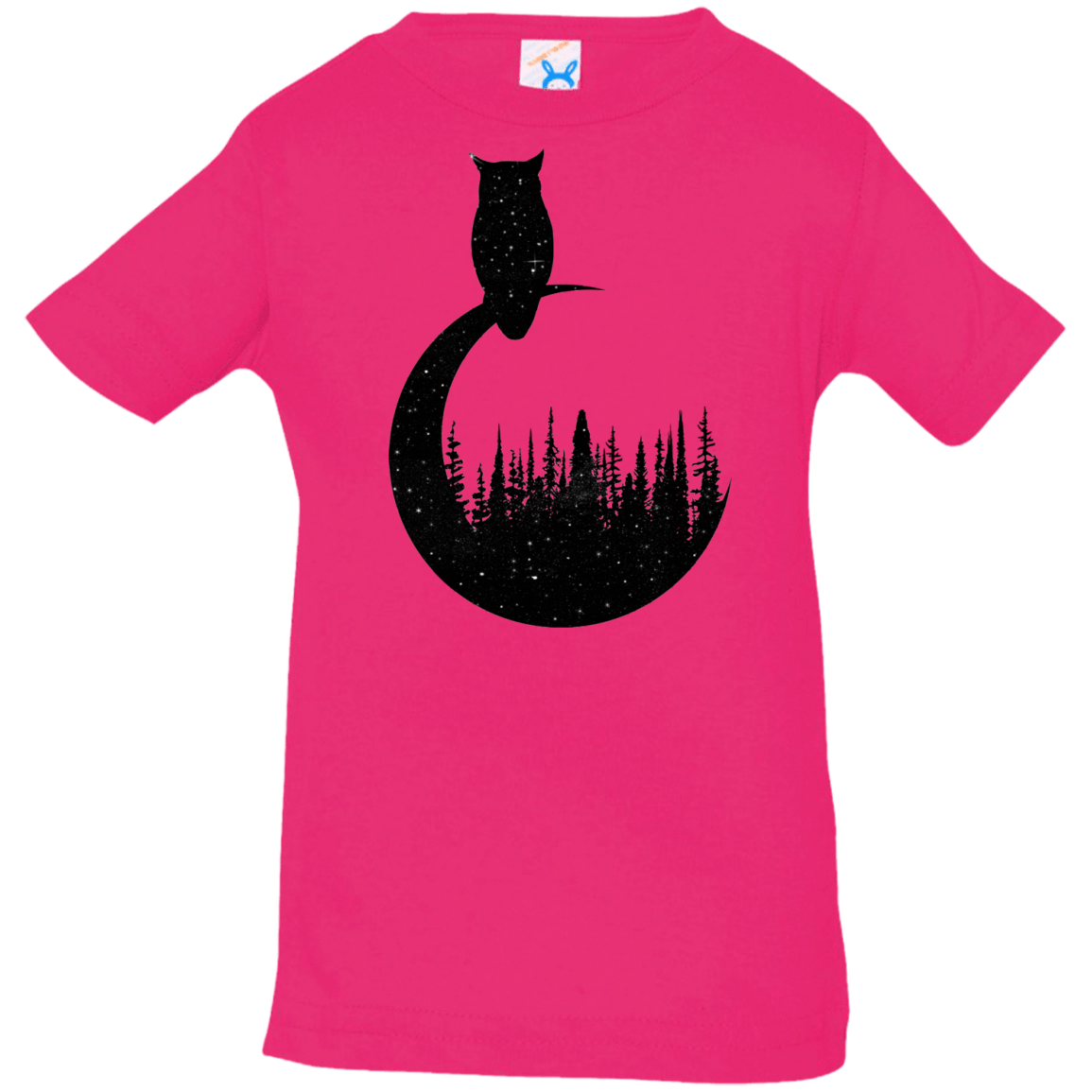 T-Shirts Hot Pink / 6 Months Perched Owl Infant Premium T-Shirt