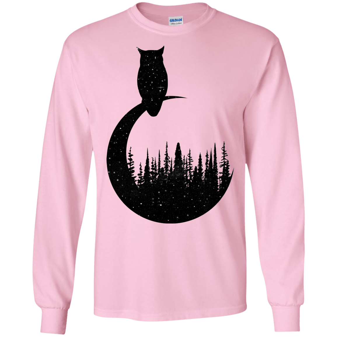 Perched Owl Men's Long Sleeve T-Shirt