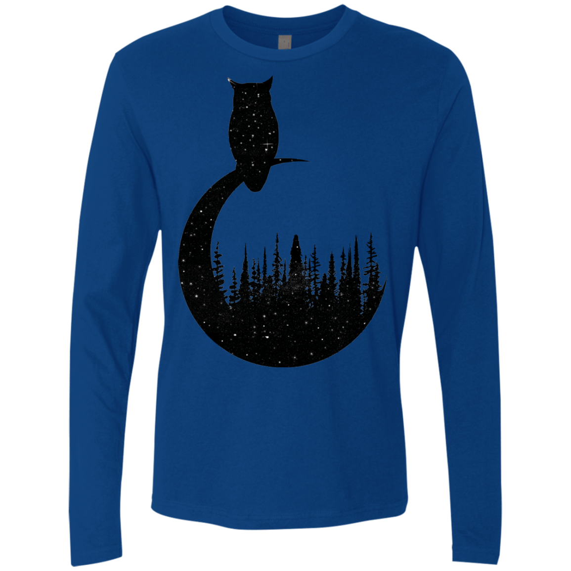 Perched Owl Men's Premium Long Sleeve