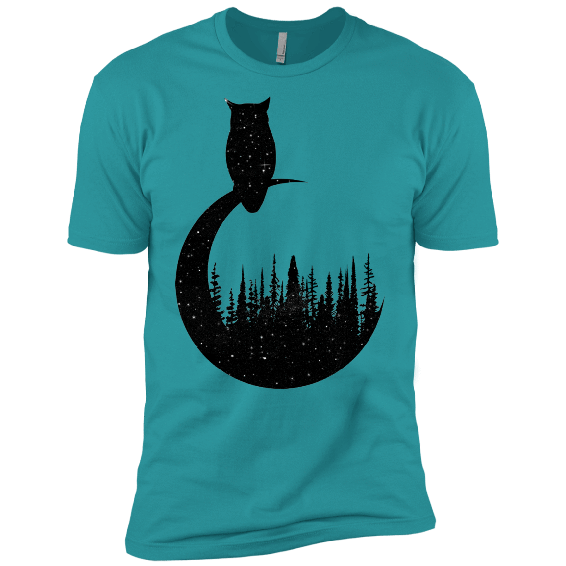 Perched Owl Men's Premium T-Shirt