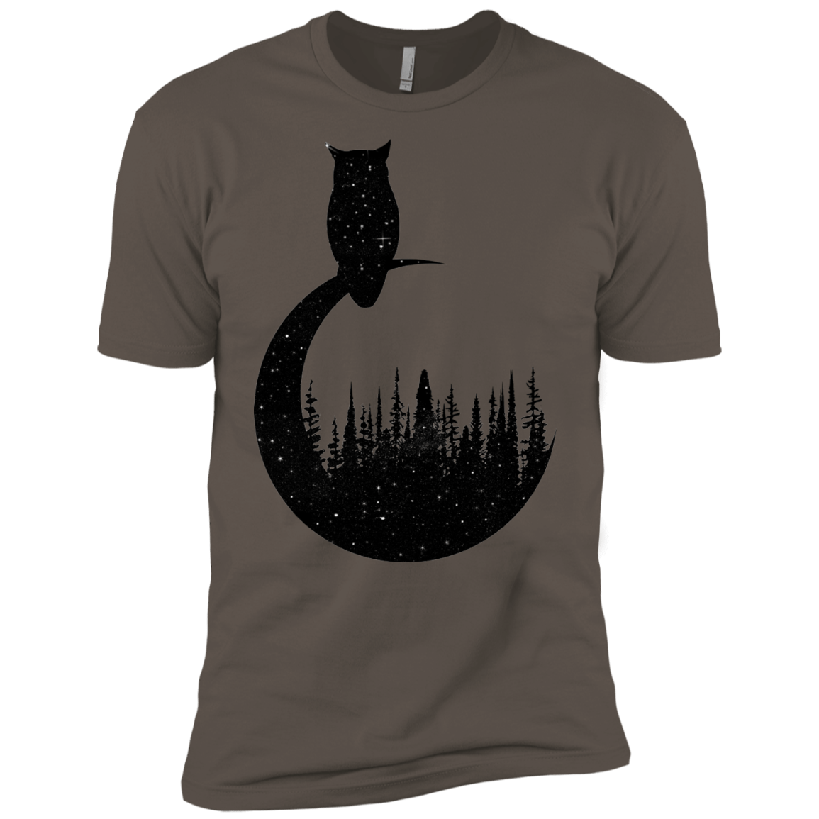 Perched Owl Men's Premium T-Shirt
