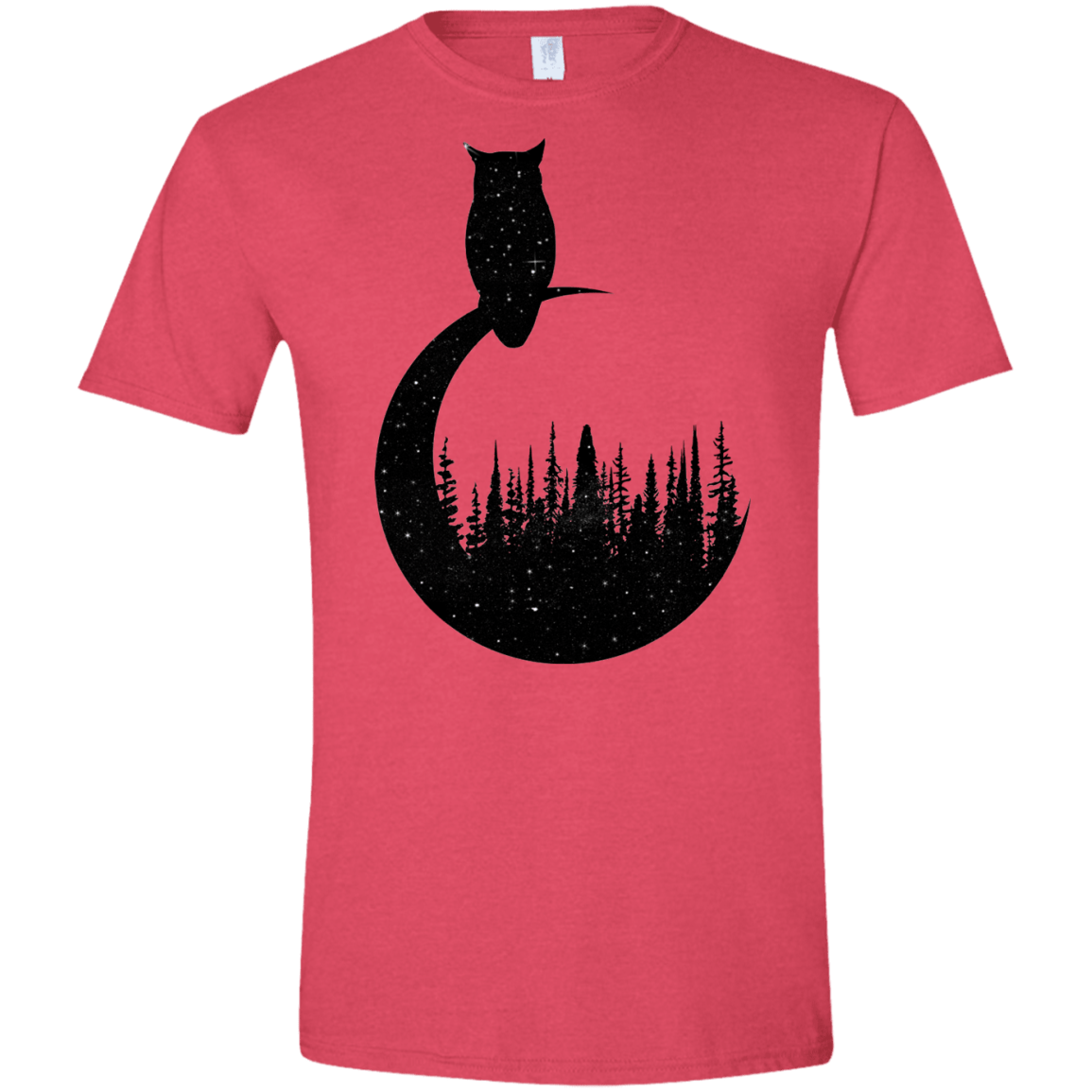 Perched Owl Men's Semi-Fitted Softstyle