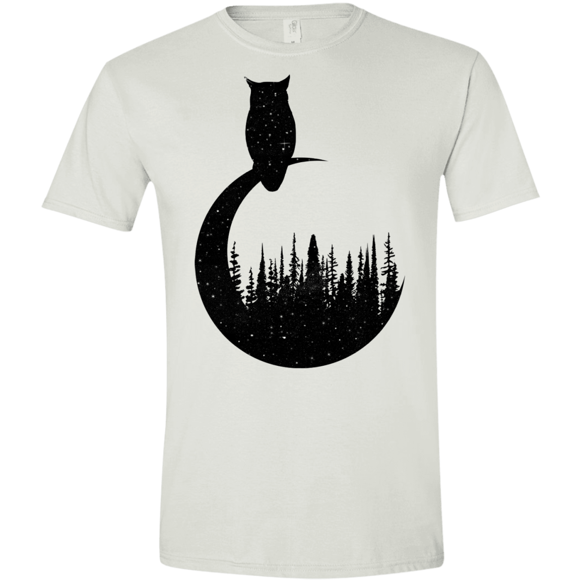 Perched Owl Men's Semi-Fitted Softstyle