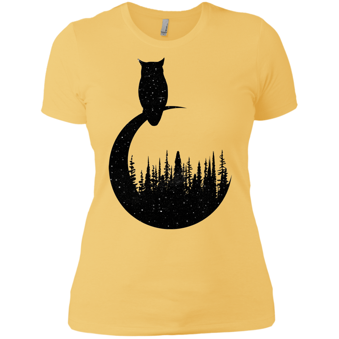 T-Shirts Banana Cream/ / X-Small Perched Owl Women's Premium T-Shirt