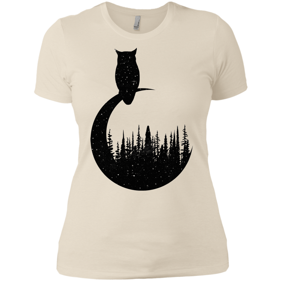 T-Shirts Ivory/ / X-Small Perched Owl Women's Premium T-Shirt