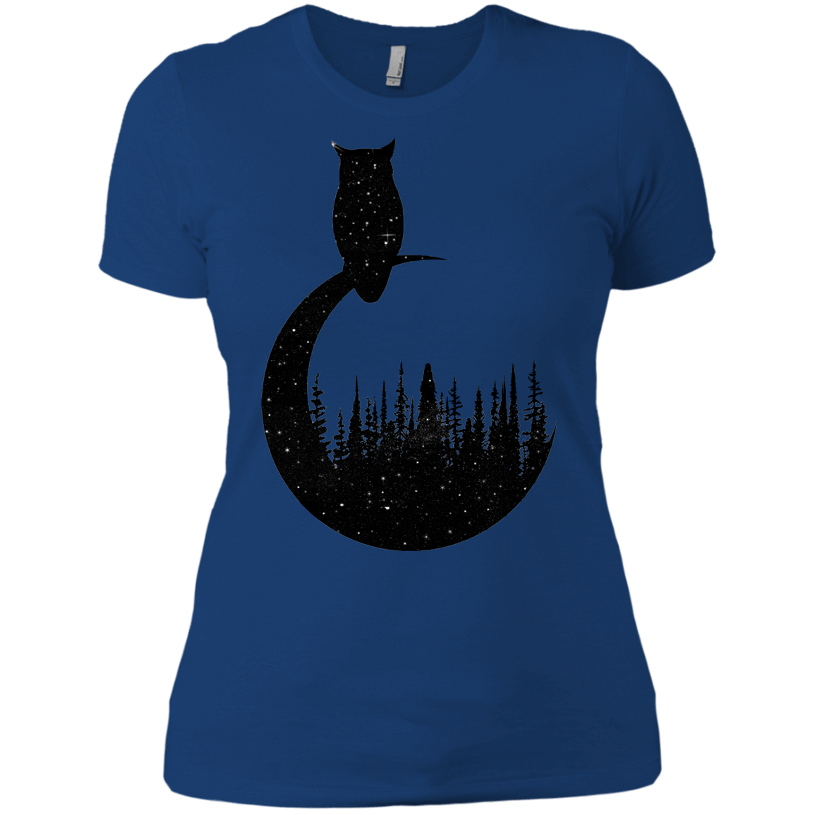 T-Shirts Royal / X-Small Perched Owl Women's Premium T-Shirt