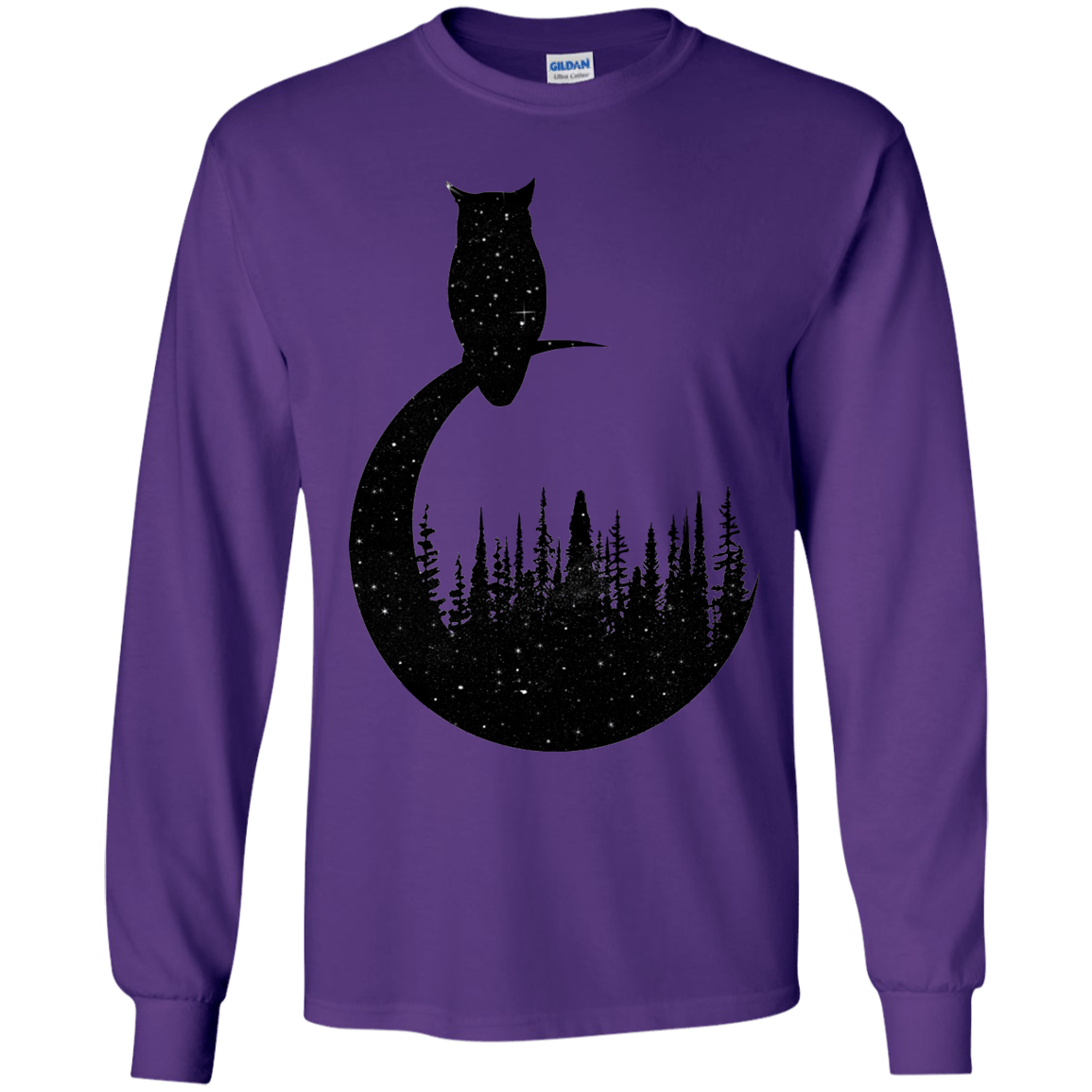 Perched Owl Youth Long Sleeve T-Shirt