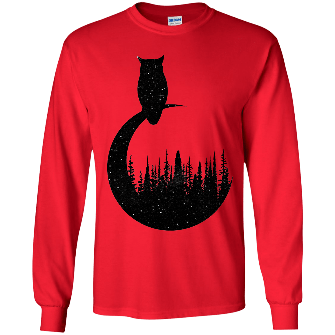 Perched Owl Youth Long Sleeve T-Shirt